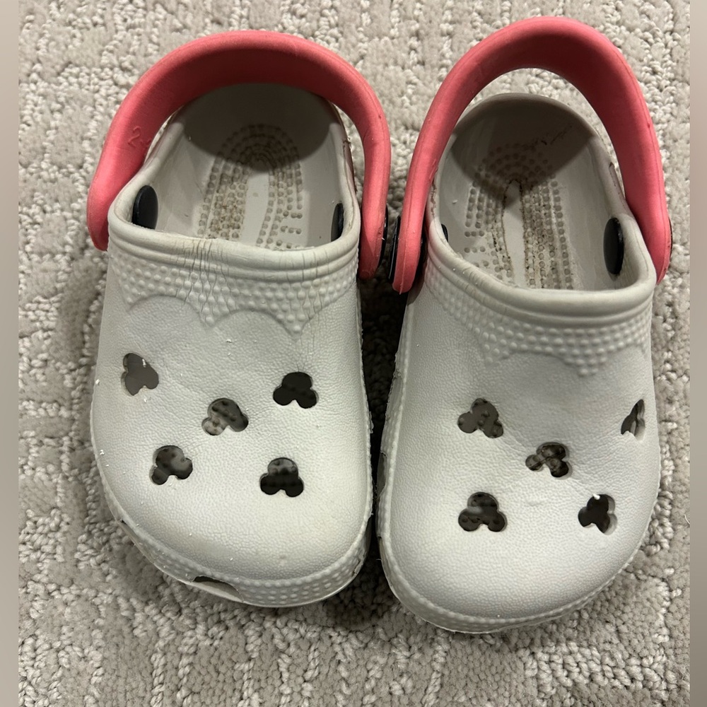 Disney Mickey crocs size 2-3